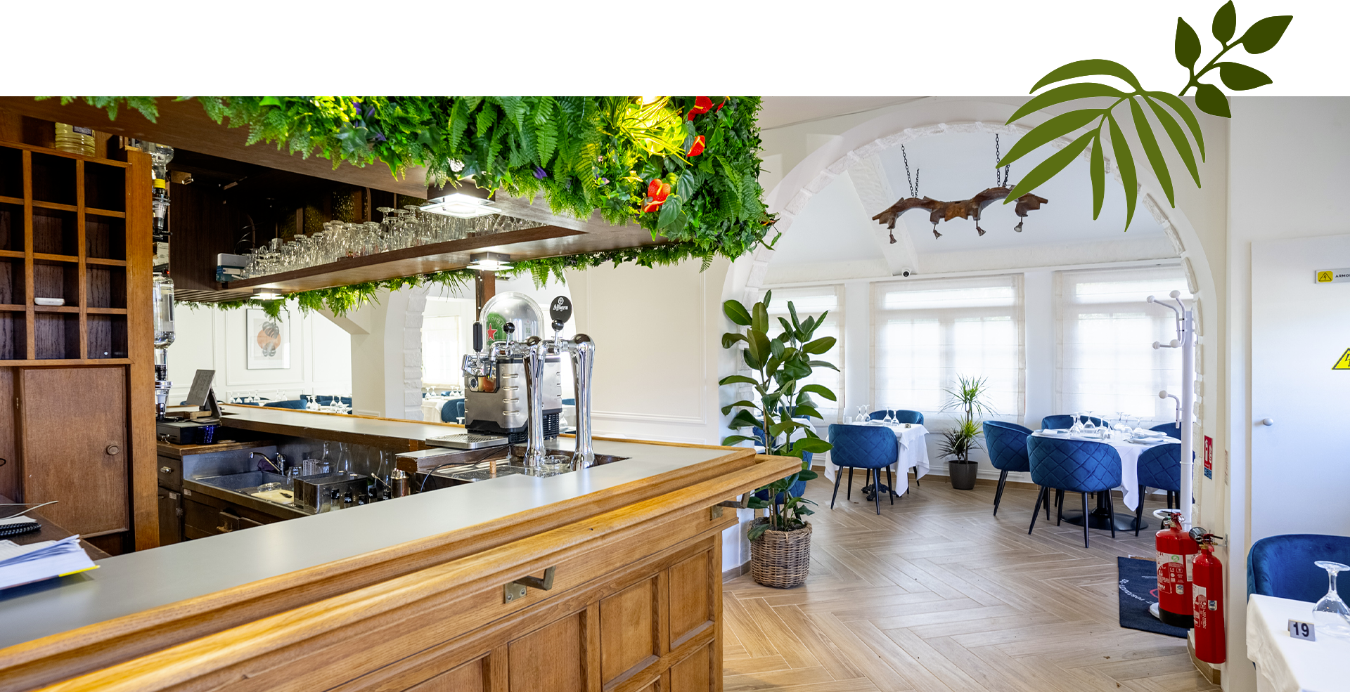 Le restaurant - Le Mahogany - Restaurant Bonneuil - Restaurant gastronomique Val de Marne